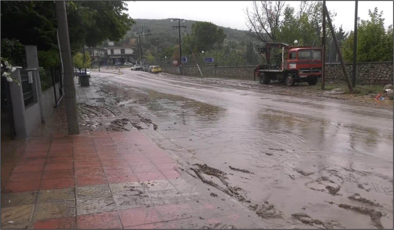 Πλημμυρικό φαινόμενο υποσταθμού Λαμίας
